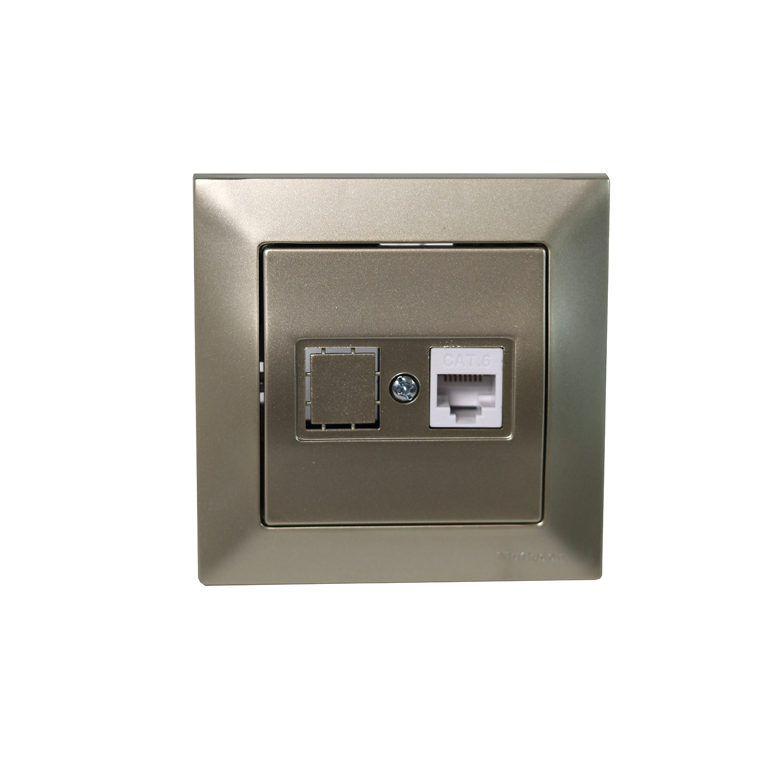 როზეტი ციფრული CANDELLA MUTLUSAN 2125 140 0183 ტიტანიუმ — როზეტები და ჩამრთველები